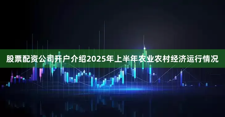 股票配资公司开户介绍2025年上半年农业农村经济运行情况