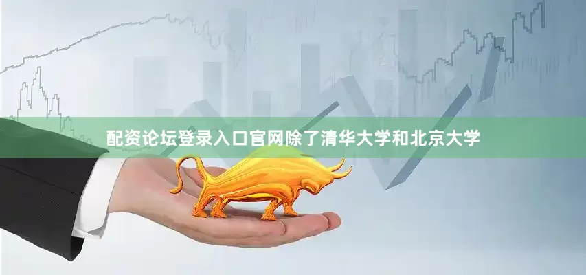 配资论坛登录入口官网除了清华大学和北京大学