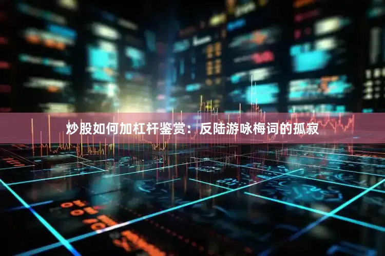 炒股如何加杠杆鉴赏：反陆游咏梅词的孤寂