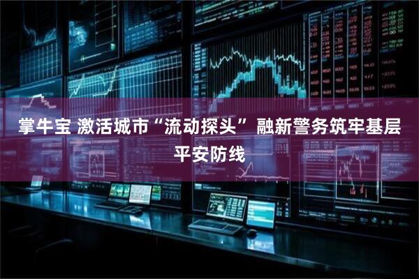 掌牛宝 激活城市“流动探头” 融新警务筑牢基层平安防线